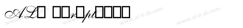 ALS Script字体转换